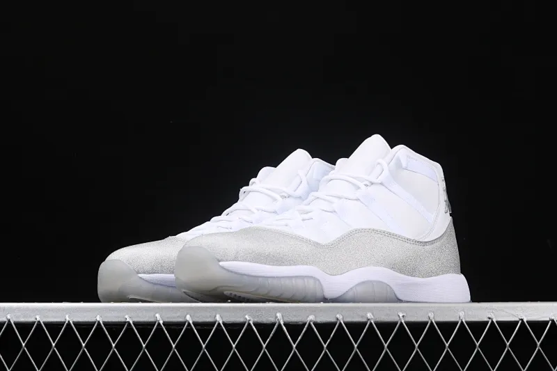All categories Air Jordan Jordan series basketball shoes Air Jordan 11 Air Jordan 11 Metallic Silver AJ11 Joe 11 Swarovski Starry AR0715-100